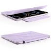 iPad Pro 13 2024 Purple Magnetic Leather Tablet Case with Fixed Buckle - 6