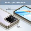 For Honor X5b Plus Transparent Grey Acrylic Hybrid TPU Phone Case - 6