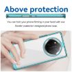 For Honor Magic7 Lite Transparent Blue Acrylic Hybrid TPU Phone Case - 4