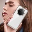 For Honor X9c Transparent Grey Acrylic Hybrid TPU Phone Case - 7