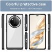 For Honor X60 Pro Black Acrylic Hybrid TPU Phone Case - Colorful Series - 2