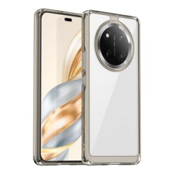 For Honor X60 Pro Transparent Grey Acrylic TPU Phone Case - 1