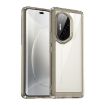 For Honor 300 Ultra Colorful Acrylic Hybrid TPU Phone Case - Grey - 1