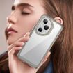 Honor 400 Pro 5G Global Acrylic TPU Phone Case Transparent Grey - 7