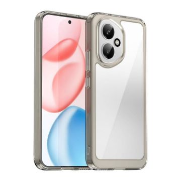 For Honor 400 Global 156.5mm Acrylic TPU Phone Case - Transparent Grey - 1