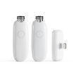FUNSNAP M2 Wireless Microphone 1 TX + 2 RX, Digital Noise Reduction, 8 Pin, White - 1