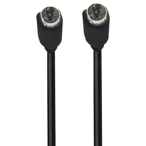 Mini DIN 5 Pin Audio/Video Cable 1.8m Straight to Straight - 1