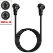 3m Mini DIN 5 Pin Core A/V Cable, Elbow to Elbow - 3