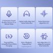 FUNSNAP M3 Wireless Microphone with Monitoring Earphones, 8 Pin, White - 3