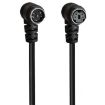 Mini DIN 5 Pin Audio/Video Cable 1.8m (M to F Elbow) - 1