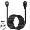 3m Mini DIN 5 Pin Audio/Video Cable (Male to Female Straight) - 3