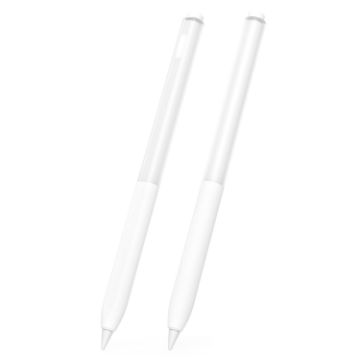 Vivo Pencil 2S/iQOO Pencil2s Stylus Pen Silicone Cover 2pcs Set White - 1