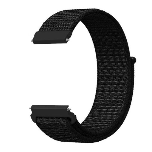 Samsung Galaxy Watch 46mm Nylon Braided Band - Dark Black - 1