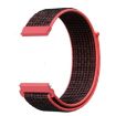 Samsung Galaxy Watch 46mm Nylon Braided Band - Red Black - 1