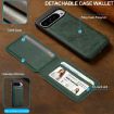 Google Pixel 10 Pro XL LC.IMEEKE L3 RFID Card Bag Magsafe Case Green - 7