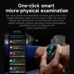 ET492 Smart Watch - 1.43" AMOLED, ECG/Blood Sugar, Red Silicone Strap - 7