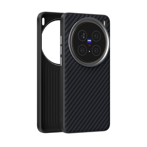Vivo X200 Pro ABEEL C Carbon Fiber 6D MagSafe Phone Case Black - 1