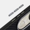 Vivo S20 ABEEL C Carbon Fiber 6D MagSafe Phone Case Black Red - 4