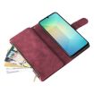 Samsung Galaxy A07 4G/5G Wine Red Leather Wallet Phone Case - 7