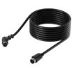 Mini DIN 7 Pin S-Video Cable 0.5m Straight to Elbow Audio/Video - 4