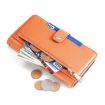 Redmi Note 14S 4G Orange Sheep Texture Leather Wallet Phone Case - 6