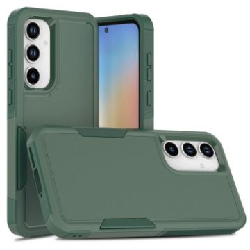 Samsung Galaxy A35/A55 5G Phone Case, 2 in 1 PC + TPU, Dark Green - 1