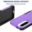 Samsung Galaxy A36 5G Phone Case, 2 in 1 PC + TPU, Purple - 5