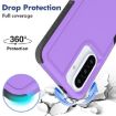 Samsung Galaxy A56 5G Phone Case, 2 in 1 PC + TPU, Purple - 3