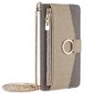 Redmi Note 14S 4G Grey Litchi Texture Leather Crossbody Phone Case - 2