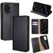 Redmi A5 4G 171.7mm Black Magnetic Leather Phone Case - 1