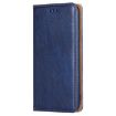 Redmi Note 14S 4G Blue Magnetic Leather Phone Case - Gloss Oil Finish - 2