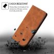 Redmi A5 4G 171.7mm Magnetic Leather Phone Case - Light Brown Skin Feel - 6