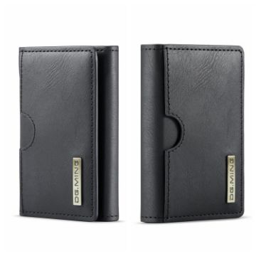 DG.MING M6 Series Black 3-Fold Multi Card Wallet - 1
