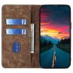 Redmi Note 14S 4G RFID Anti-theft Magnetic Leather Case Brown - 3
