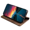 Redmi Note 14S 4G RFID Anti-theft Magnetic Leather Case Brown - 4