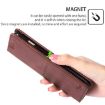 Redmi Note 14S 4G Cow Texture Magnetic Leather Case Dark Brown - 5