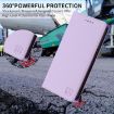Xiaomi 14 Ultra 5G RC01 Dual-Fold Magnetic RFID Leather Case Purple - 7