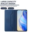 Xiaomi 14 Ultra 5G RC01 Dual-Fold Magnetic RFID Leather Case Blue - 3