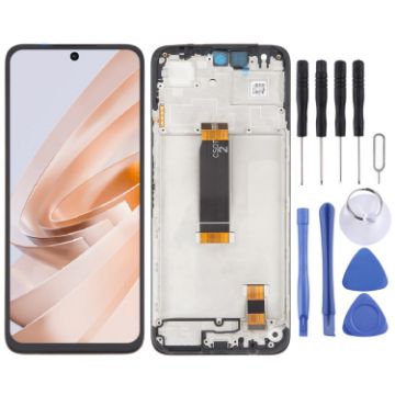 Xiaomi Poco M6 Plus OEM LCD Screen Digitizer Assembly with Frame - 1