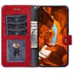 Red Leather Zipper Bag Phone Case for Redmi Note 14S 4G - 2