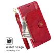 Red Leather Zipper Bag Phone Case for Redmi Note 14S 4G - 4