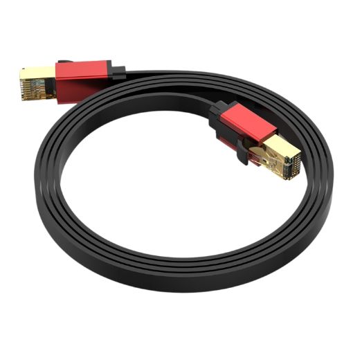 2m Cat 8 Ethernet Cable 40Gbps High Speed LAN (Red) - 1