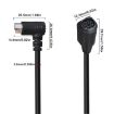 Mini DIN 7 Pin A/V Cable 0.5m (M to F Elbow) - 3