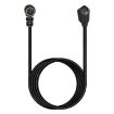 3m Mini DIN 7 Pin Core A/V Cable (Male to Female Elbow) - 2