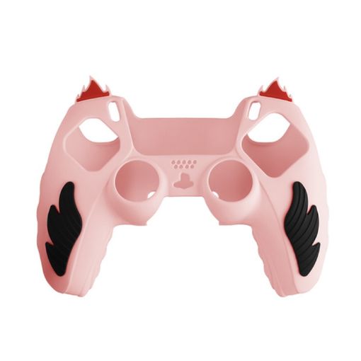 Sony PS5 Pink Flame Silicone Gamepad Protective Case - 1