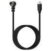 Mini DIN 6 Pin Extension Cable 0.5m Male Elbow to Male Straight - 2