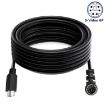 Mini DIN 6 Pin Extension Cable 1.8m (Male Elbow to Male Straight) - 4