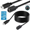 Mini DIN 6 Pin Extension Cable 0.5m (Male to Female Straight) - 4