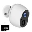 Ultra-HD Infrared Night Vision WiFi Surveillance Camera, 32GB Memory - 1