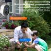 3MP Outdoor HD Solar WiFi Camera, No Memory Card, US Plug - 5